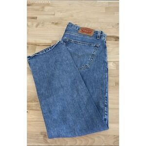 Levi Blue Jeans 34x30 Blue Cotton Denim Mens‎ Jeans - Size 34/30
